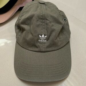 Olive adidas hat
